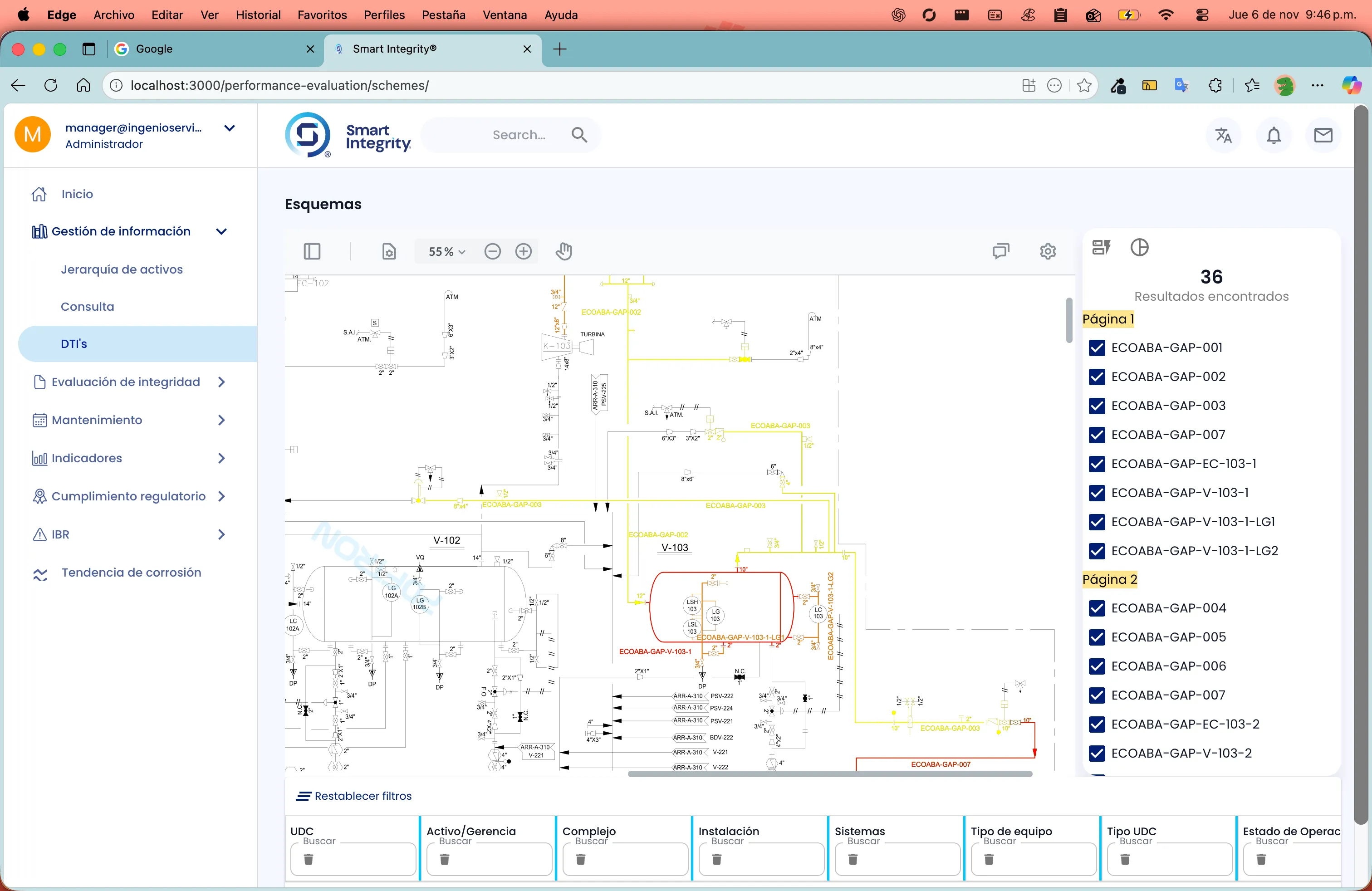 Sistema de gestión de activos captura 3