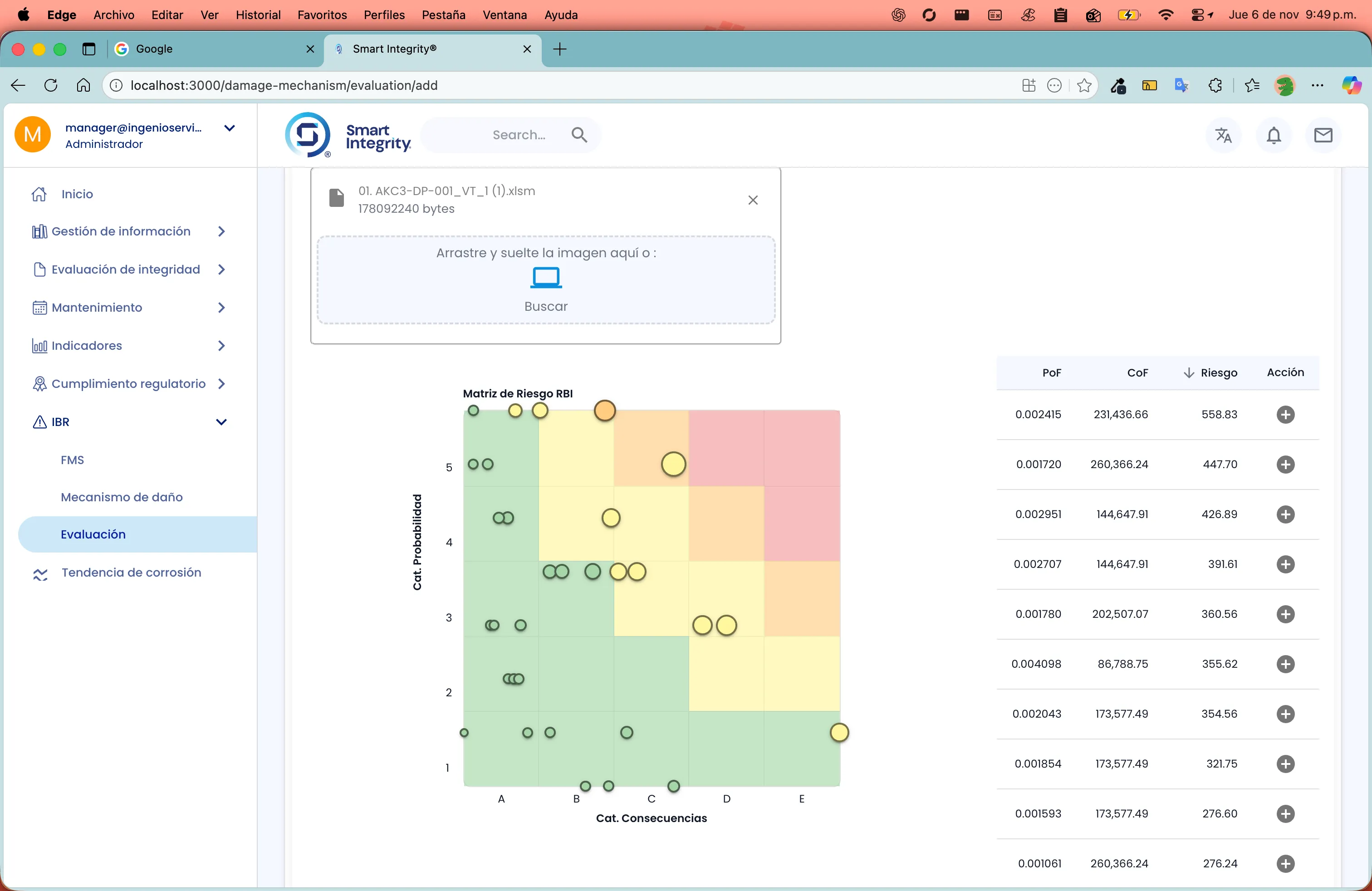 Sistema de gestión de activos captura 5