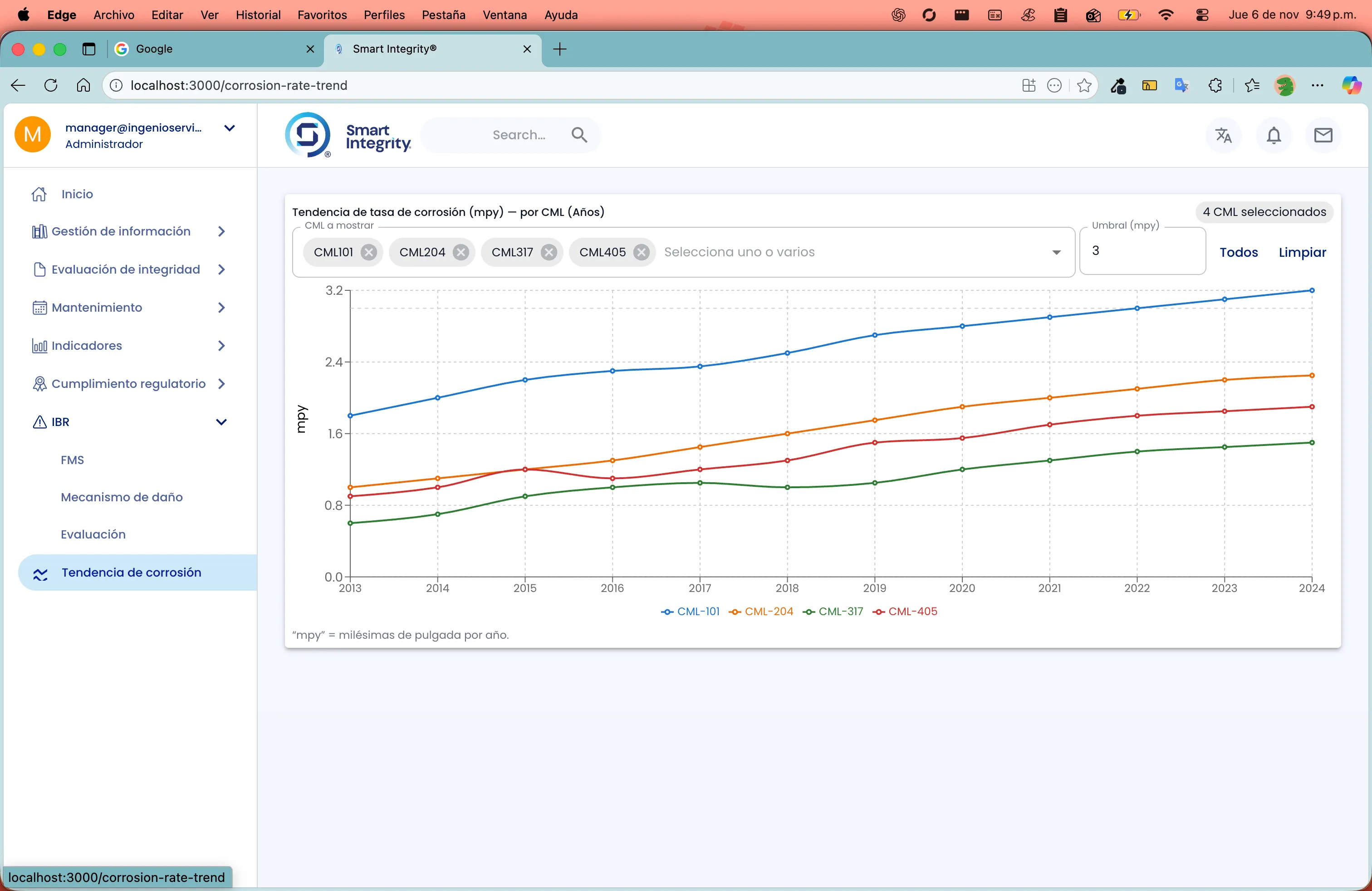 Sistema de gestión de activos captura 6